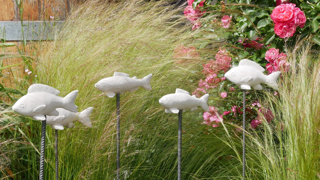 Decorative Fish, Concrete Fish, Garden Decoration, Decor for the Garden, Decoration, School of Fish