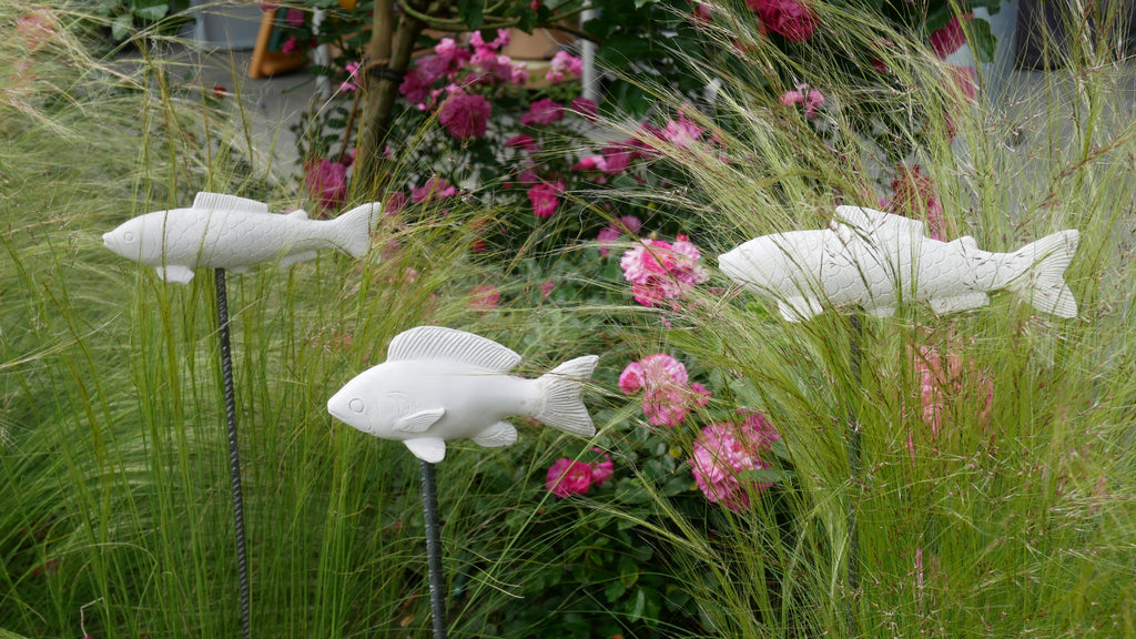 Decorative Fish, Concrete Fish, Garden Decoration, Decor for the Garden, Decoration, School of Fish