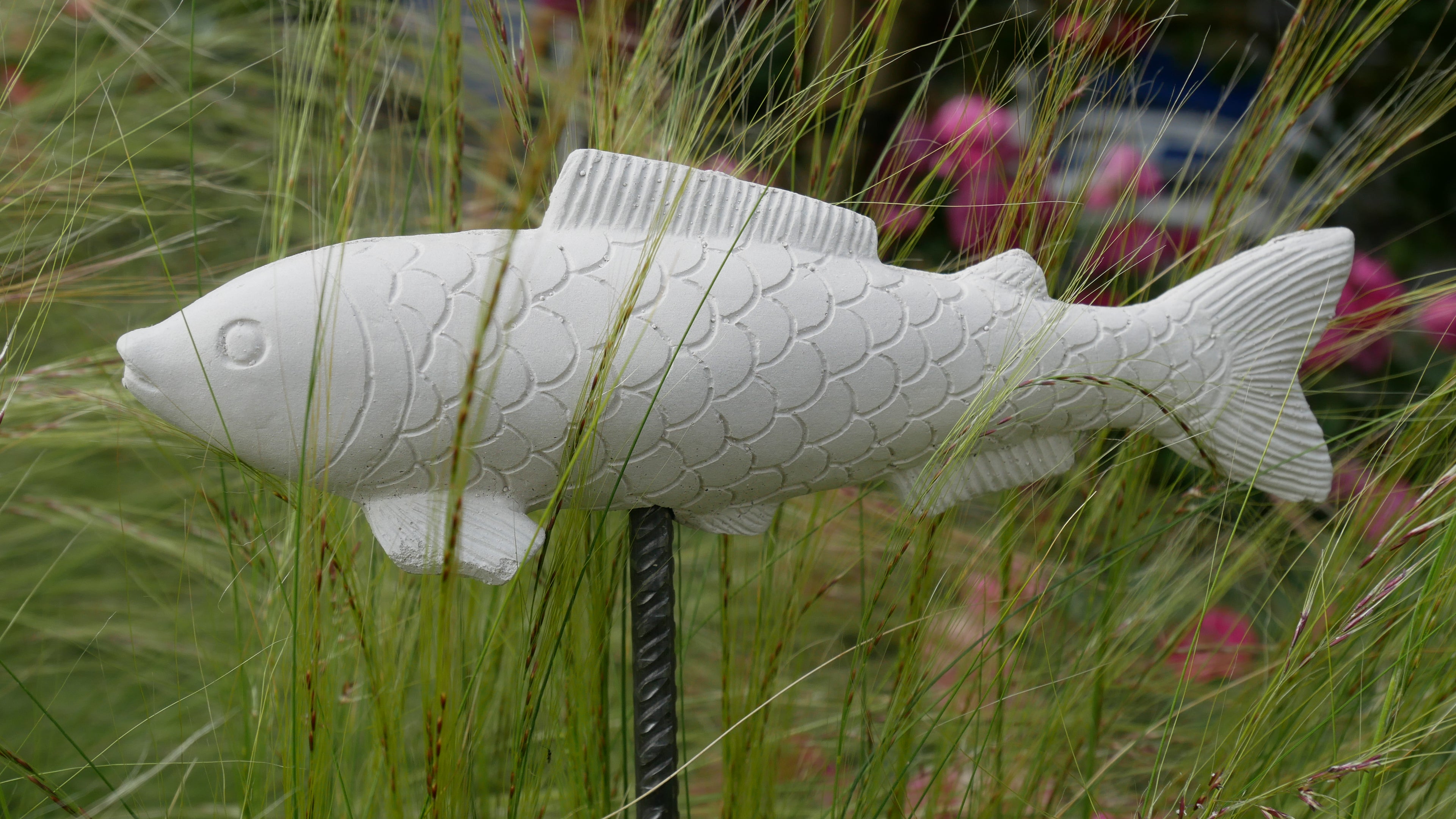 Deko Fisch, Beton Fisch, Gartendeko, Deko für den Garten, Dekoration, Fischschwarm