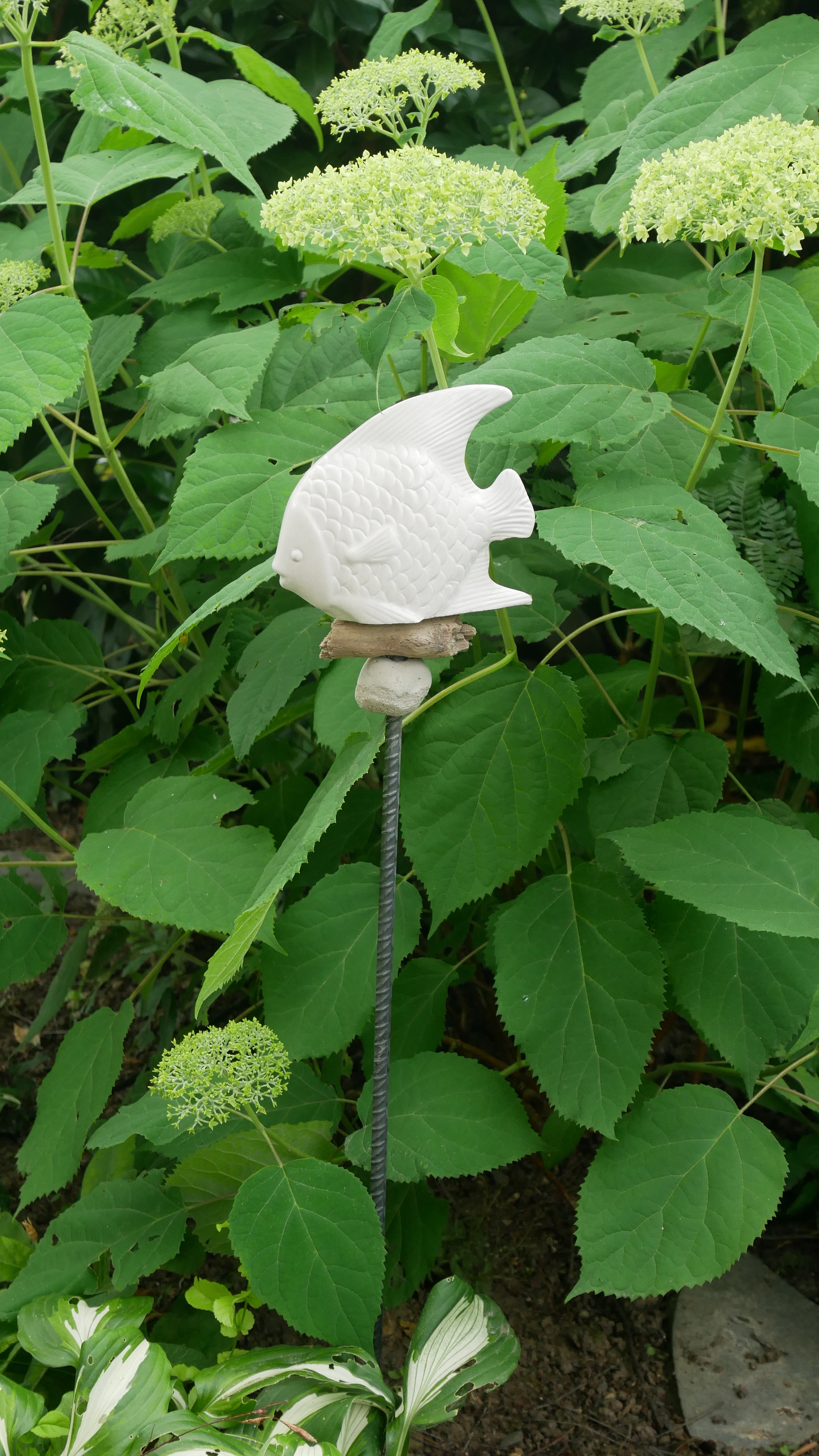 Deko Fisch, Beton Fisch, Gartendeko, Deko für den Garten, Dekoration