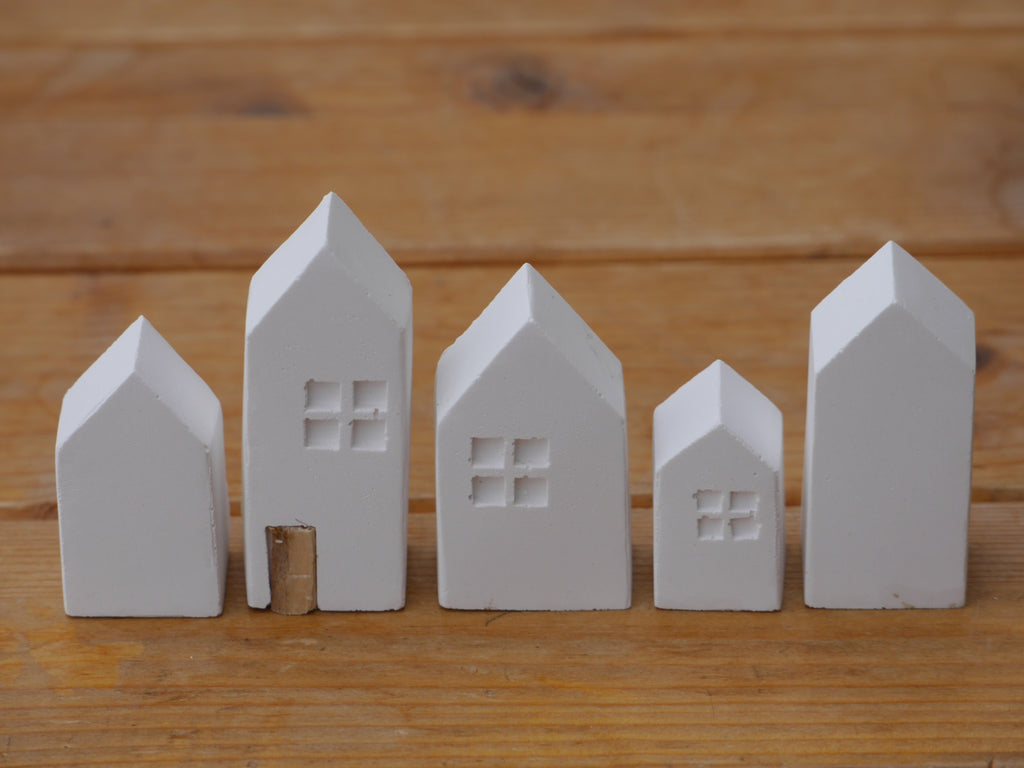 Mini houses made of Raysin, decorative houses, decorative house