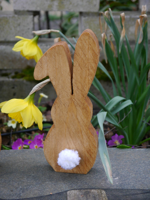 große Osterhasen, Holzhasen, Dekohasen, Ostern, Frühling, Dekoration Haustüre, Osterdekoration Haustüre