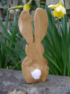 Large Easter bunnies, wooden bunnies, decorative bunnies, Easter, spring, front door decoration, Easter front door decoration