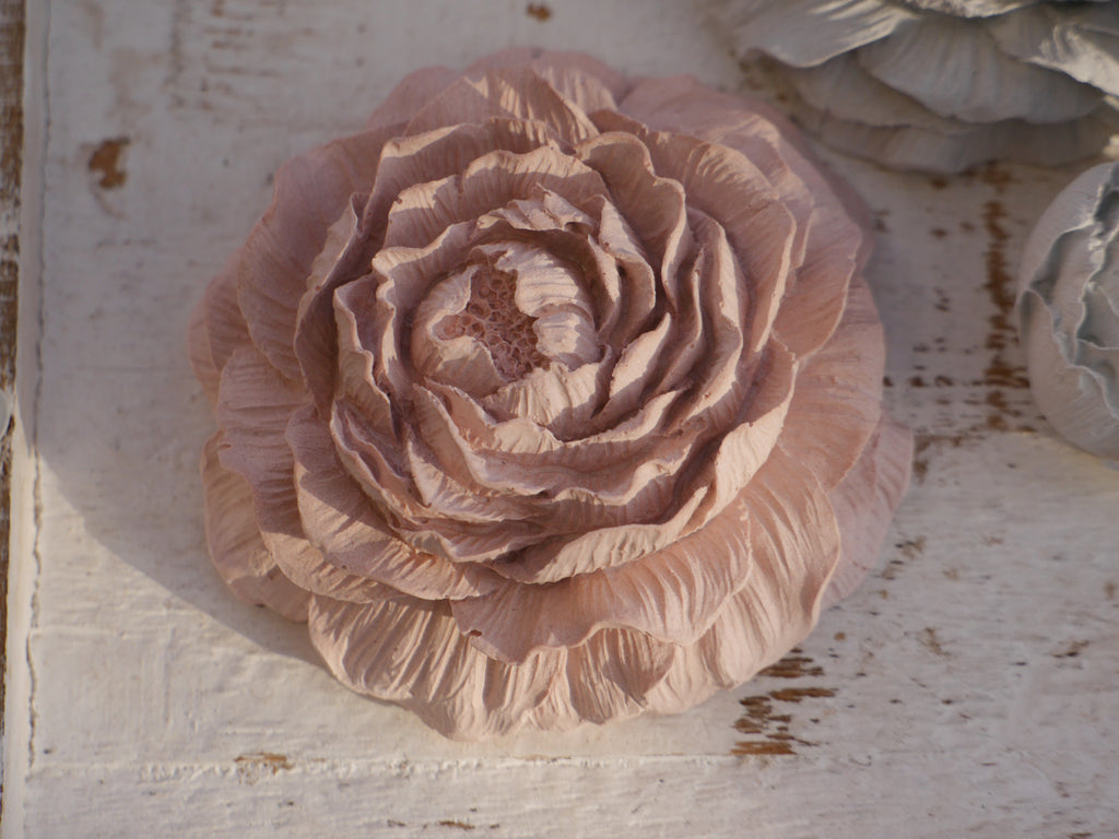 Decorative rose, peony, rose set