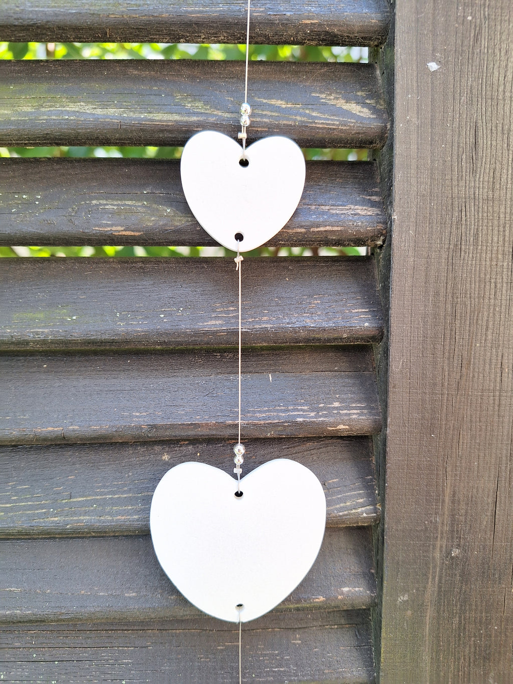Heart mobiles, heart pendants, heart garland, heart decor, window decor