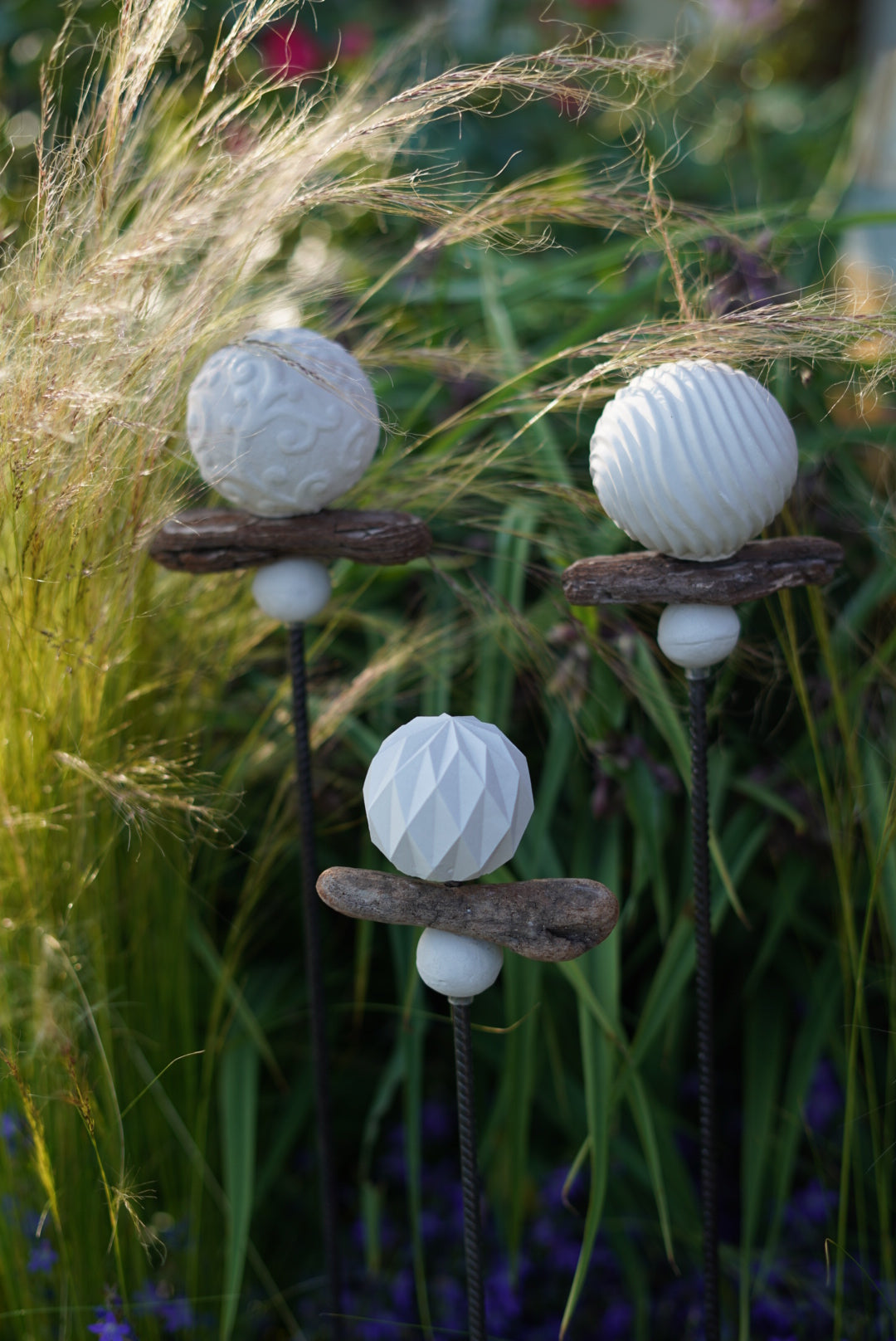 Decorative sphere, concrete sphere, garden decoration, sphere for the garden, decoration