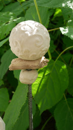 Decorative sphere, concrete sphere, garden decoration, sphere for the garden, decoration