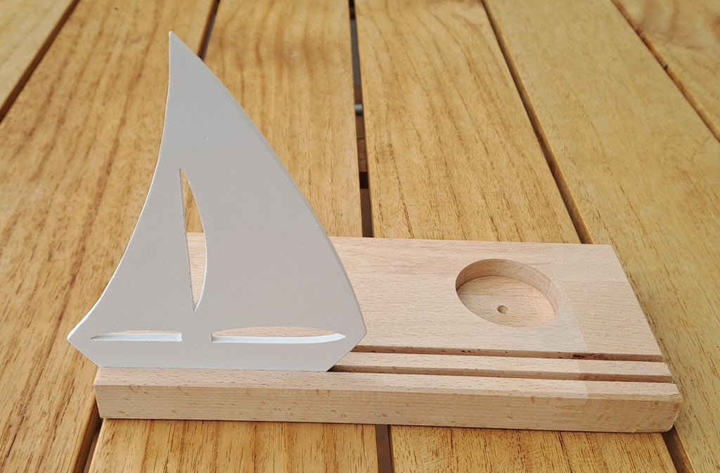 Light bar, card holder summer, sailboat
